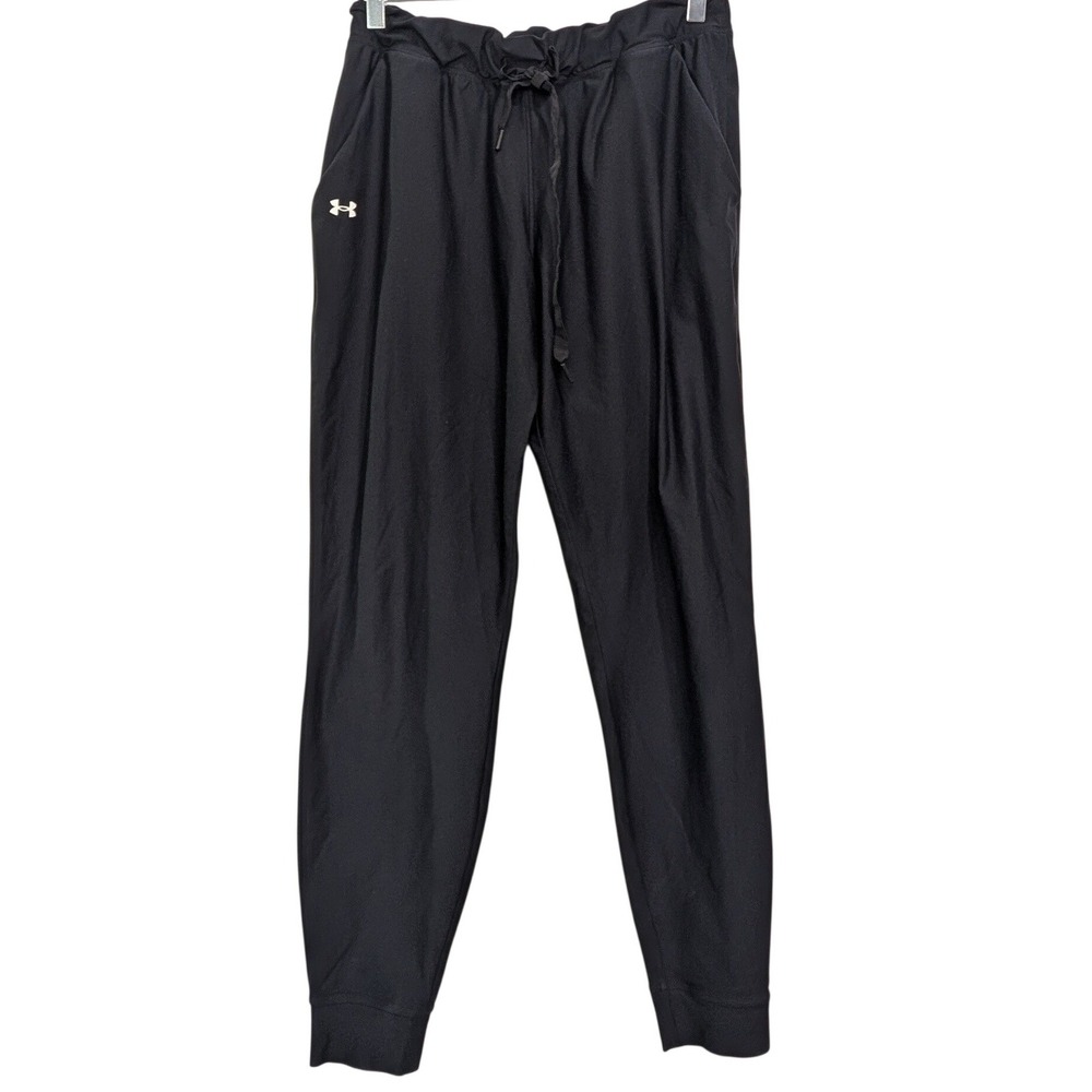 Under Armour Joggers Black Tapered Performance Sweatpants 1328870 - Medium - Picture 2 of 7
